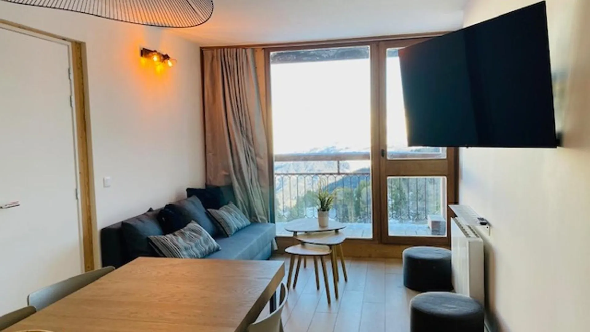 Appartement 3 Pieces Renove, Face Mont-Blanc, Ski Aux Pieds, Balcon, Proche Centre Station - Fr-1-346-529 Les Arcs  Daire