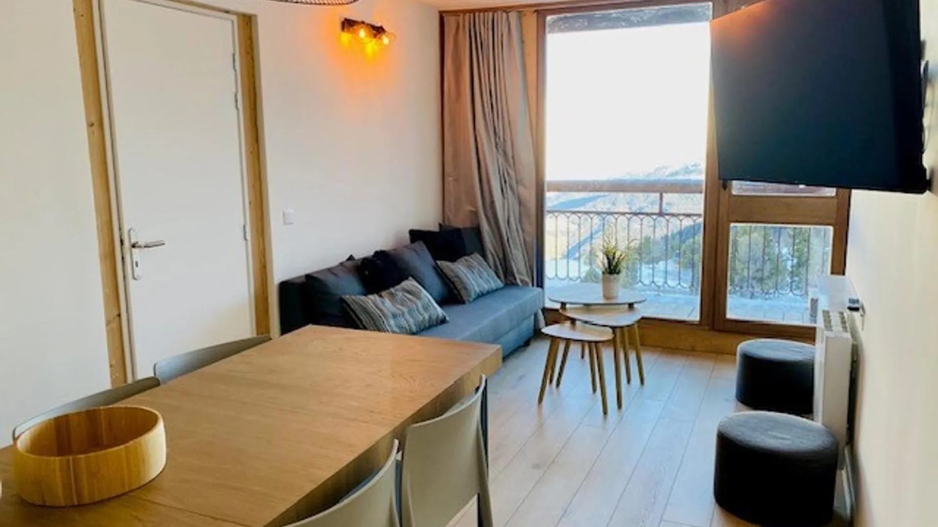 Appartement 3 Pieces Renove, Face Mont-Blanc, Ski Aux Pieds, Balcon, Proche Centre Station - Fr-1-346-529 Les Arcs